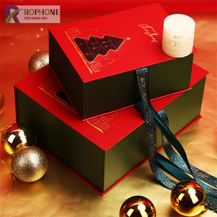 Full of ritual and sense of surprise flat pack christmas gift boxes
