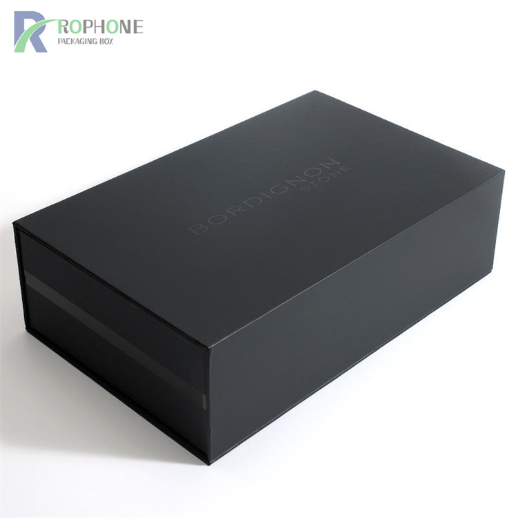 How cool can black cardboard gift box packaging design be?