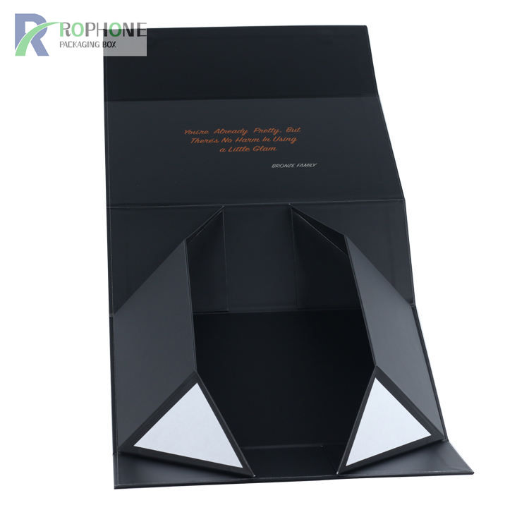 Black technology that makes the pattern of matte black box packaging move!