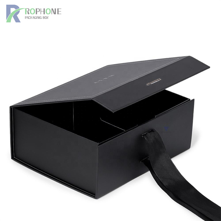 Black cardboard gift box series packaging