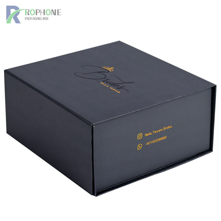 matte black box packaging
