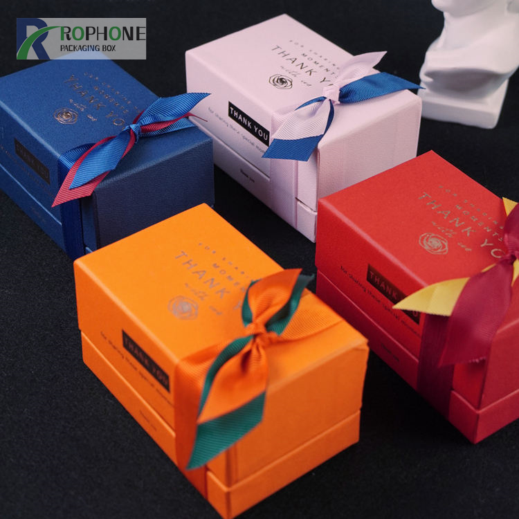 Gift wrap box with ribbon production process