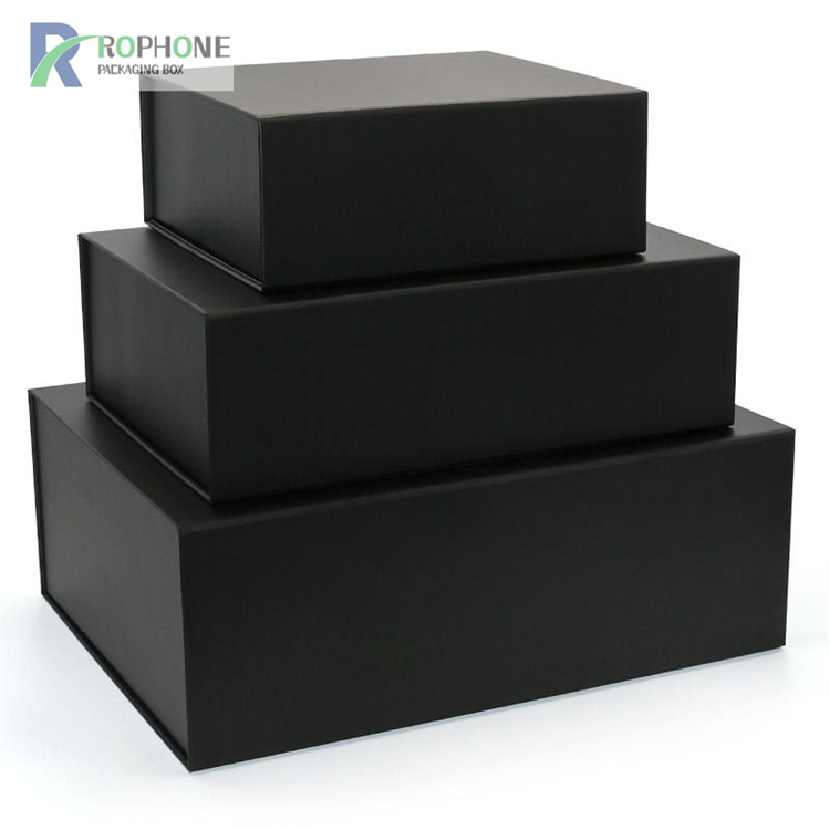 How to improve black foldable gift boxes factory management level